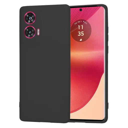  Techsuit - SoftFlex - Motorola Edge 50 Fusion - Fekete tok - 1