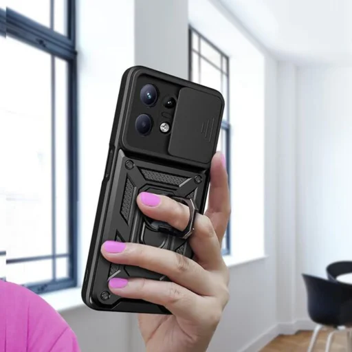  Techsuit - CamShield sorozat - Motorola Edge 50 Pro - Fekete tok - 4