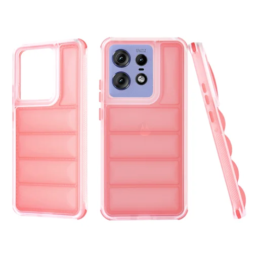  Techsuit - Hullám Pajzs - Motorola Edge 50 Pro - Piros tok - 1