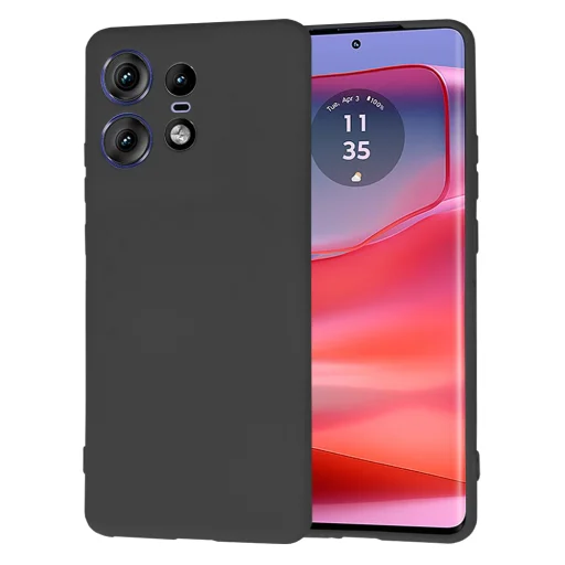  Techsuit - SoftFlex - Motorola Edge 50 Pro - Fekete tok - 1