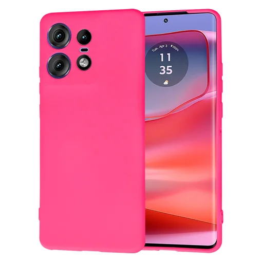  Techsuit - SoftFlex - Motorola Edge 50 Pro - Forró Rózsaszín tok - 1