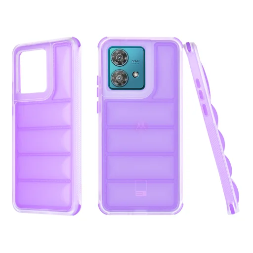  Techsuit - Hullámpajzs - Motorola Edge 40 Neo - Ibolya tok - 1