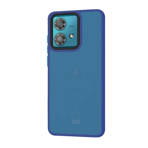  Techsuit - HaloFrost sorozat - Motorola Edge 40 Neo - Mélykék tok - 2