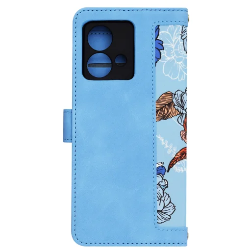  Techsuit - FlipCraft - Motorola Edge 40 Neo - Vibrant Kék tok - 3