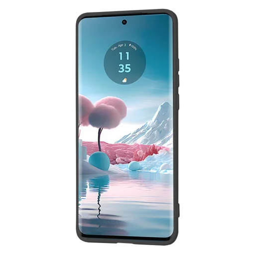  Techsuit - SoftFlex - Motorola Edge 40 Neo - Fekete tok - 2