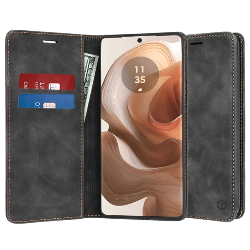  Techsuit - Kényelmes Tok - Motorola Edge 50 Ultra - Fekete tok - 1