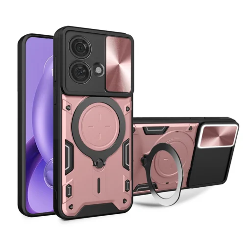  Techsuit - CamGuard Pro - Motorola Edge 40 Neo - Rózsa Arany tok - 1