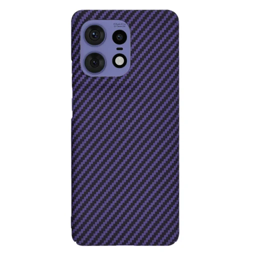  Techsuit - Carbonite FiberShell - Motorola Edge 50 Pro - Lila tok - 3