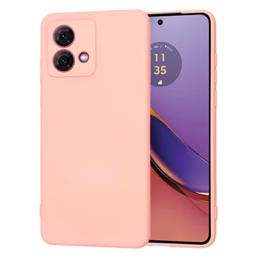  Techsuit - SoftFlex - Motorola Moto G84 - Kréta Rózsaszín tok - 1