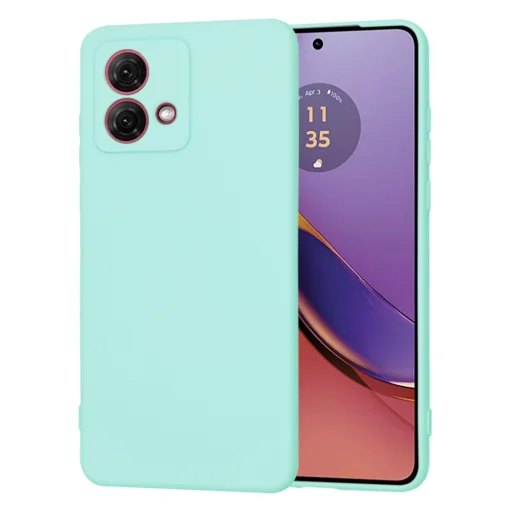  Techsuit - SoftFlex - Motorola Moto G84 - Tengeri Kék tok - 1