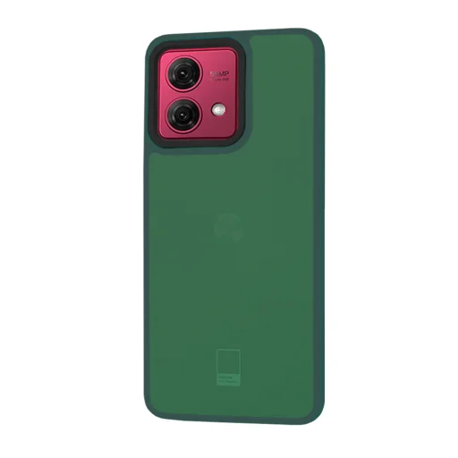  Techsuit - HaloFrost Széria - Motorola Moto G84 - Éjféli Zöld tok - 2