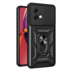  Techsuit - CamShield sorozat - Motorola Moto G84 - Fekete tok