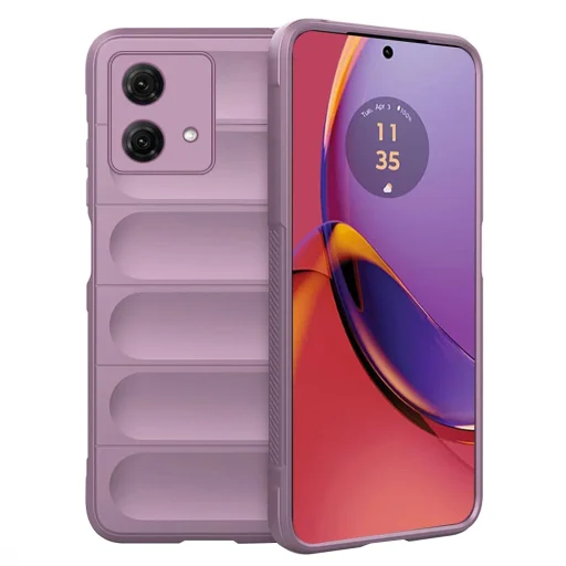  Techsuit - Varázspajzs - Motorola Moto G84 - Lila tok - 1