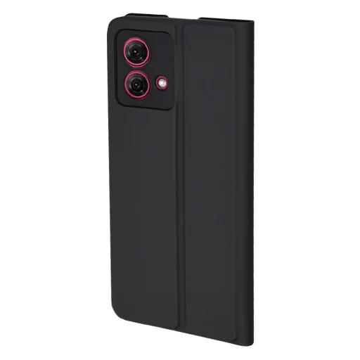  Techsuit - Magskin Könyv - Motorola Moto G84 - Fekete tok - 5
