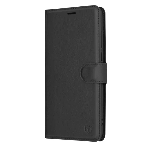  Techsuit - Bőrtok - Motorola Moto G84 - Fekete tok - 4