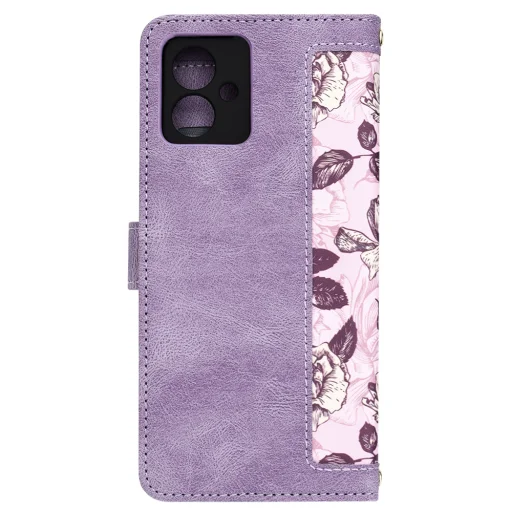  Techsuit - FlipCraft - Motorola Moto G54 - Rejtélyes lila tok - 3
