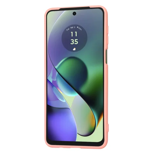  Techsuit - SoftFlex - Motorola Moto G54 Power Edition / G64 - Kréta Rózsaszín tok - 2