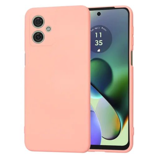  Techsuit - SoftFlex - Motorola Moto G54 Power Edition / G64 - Kréta Rózsaszín tok - 1