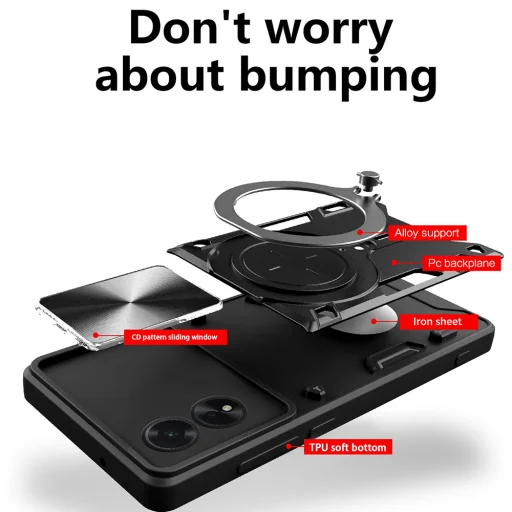  Techsuit - CamGuard Pro - Motorola Moto G84 - Lila tok - 2