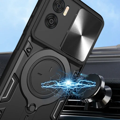  Techsuit - CamGuard Pro - Motorola Moto G85 - Fekete tok - 5