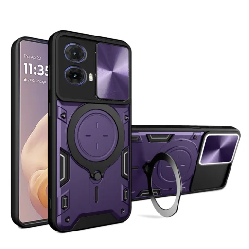  Techsuit - CamGuard Pro - Motorola Moto G85 - Lila tok - 1
