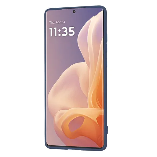  Techsuit - SoftFlex - Motorola Moto G85 - Sötétkék tok - 2