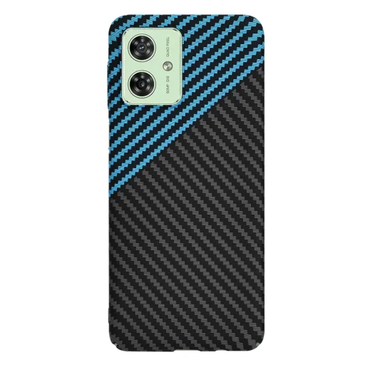 Techsuit - Carbonite FiberShell - Motorola Moto G54 / Moto G54 Power Edition / Moto G64 - Kék Impulzus tok - 3