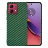  Techsuit - Karbonit Szálburok - Motorola Moto G84 - Zöld tok