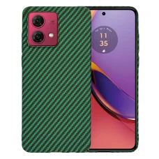  Techsuit - Karbonit Szálburok - Motorola Moto G84 - Zöld tok