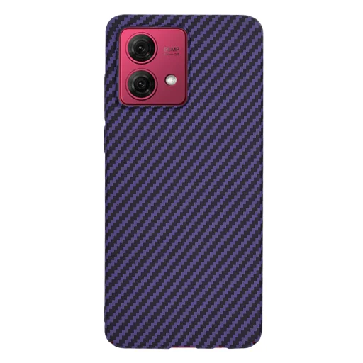  Techsuit - Carbonite FiberShell - Motorola Moto G84 - Lila tok - 3