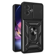  Techsuit - CamShield sorozat - Motorola Moto G54 Power Edition / G64 - Fekete tok