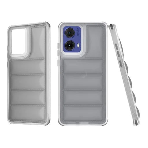  Techsuit - Hullámpajzs - Motorola Moto G85 - Fekete tok - 1