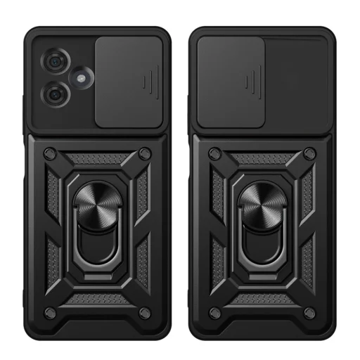  Techsuit - CamShield Sorozat - Motorola Moto G54 - Fekete tok - 2