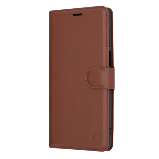  Techsuit - Bőrtok - Motorola Moto G54 - Barna tok - 4