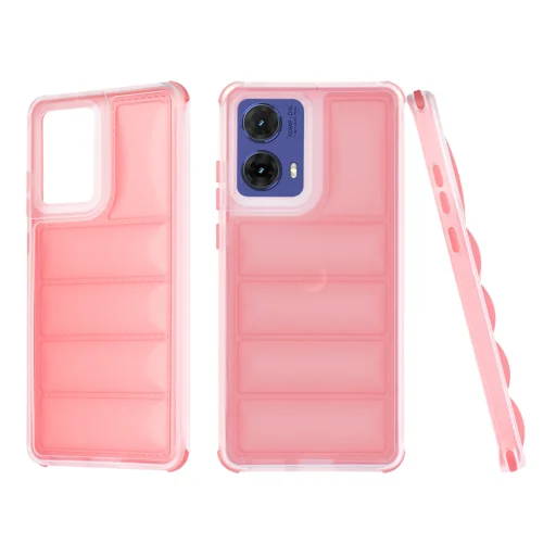  Techsuit - Hullámpajzs - Motorola Moto G85 - Piros tok - 1