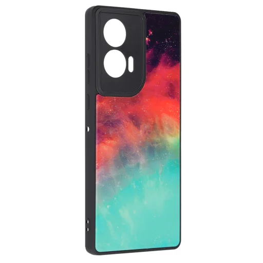  Techsuit - Glaze sorozat - Motorola Moto G85 - Lángoló Óceán tok - 3