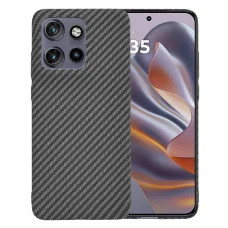  Techsuit - Karbonit Szálhéj - Motorola Edge 50 Neo / Motorola ThinkPhone 25 - Fekete tok