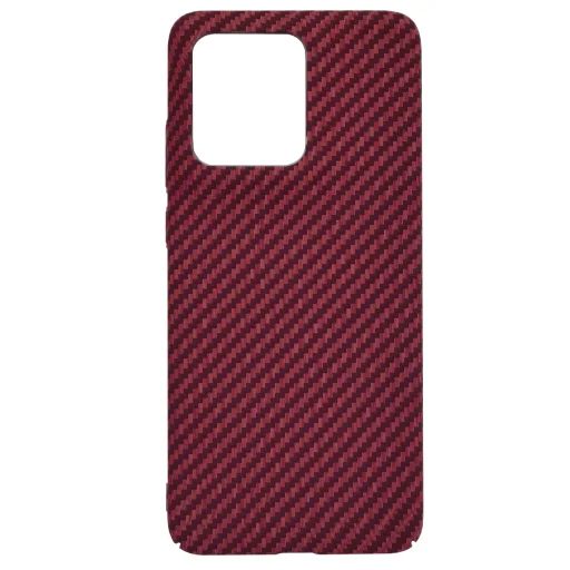  Techsuit - Karbonit Szálas Héj - Motorola Edge 50 Neo / Motorola ThinkPhone 25 - Piros tok - 4