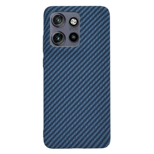  Techsuit - Carbonite FiberShell - Motorola Edge 50 Neo / Motorola ThinkPhone 25 - Ciánkék tok - 3