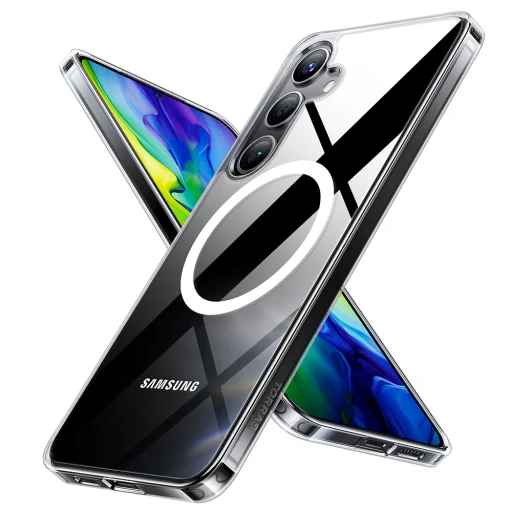 Torras - Diamond MagSafe sorozat - Samsung Galaxy S24 Plus - Átlátszó tok - 1
