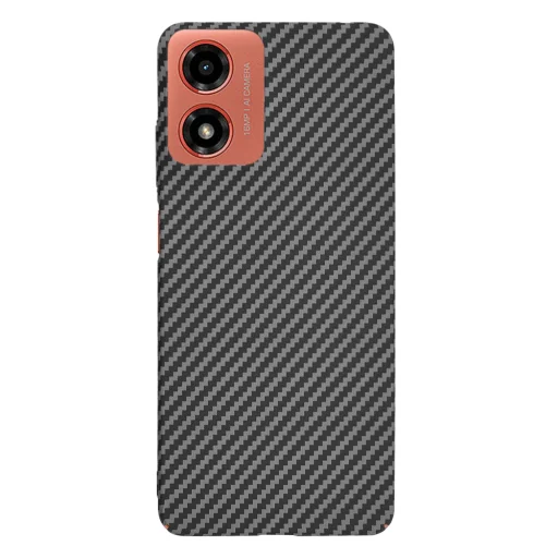  Techsuit - Carbonite FiberShell - Motorola Moto G04 / Moto G04s / Moto G24 / Moto E14 - Fekete tok - 3