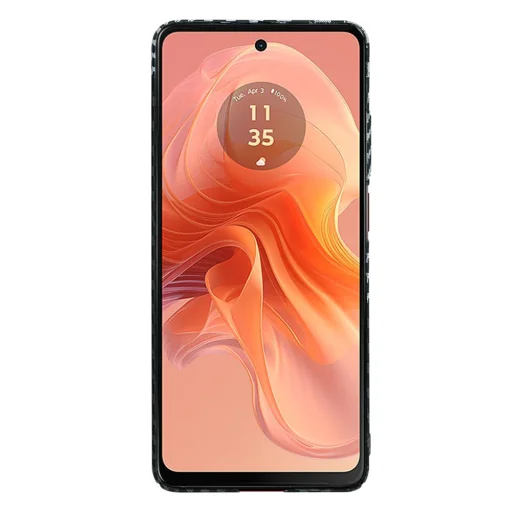  Techsuit - Carbonite FiberShell - Motorola Moto G04 / Moto G04s / Moto G24 / Moto E14 - Láthatatlan Szürke tok - 2