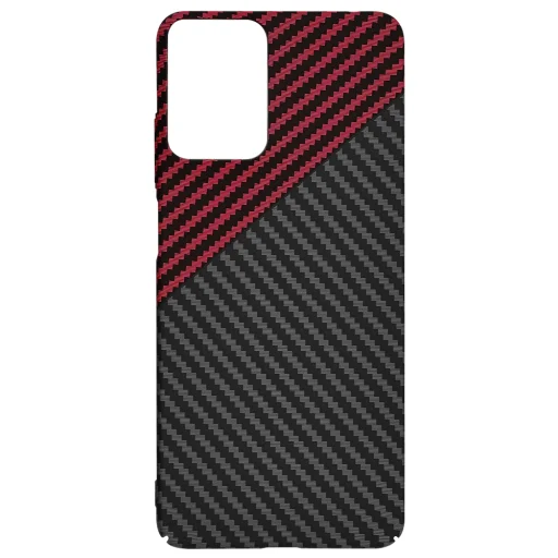 Techsuit - Carbonite FiberShell - Motorola Moto G04 / Moto G04s / Moto G24 / Moto E14 - Piros Vortex tok - 4