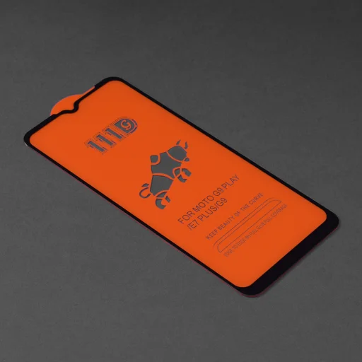  Techsuit - 111D Teljes Fedés / Teljes Ragasztás Üveg - Motorola Moto G50 - Fekete - 2