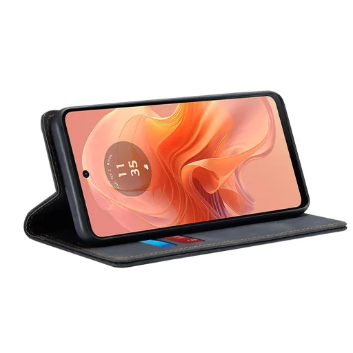  Techsuit - Kényelmes Tok - Motorola Moto G04 / Moto G04s / Moto G24 / Moto E14 - Fekete tok - 3