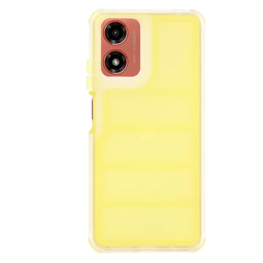  Techsuit - Hullámpajzs - Motorola Moto G04 / Moto G04s / Moto G24 / Moto E14 - Sárga tok - 3