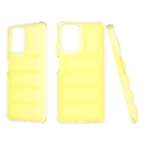  Techsuit - Hullámpajzs - Motorola Moto G04 / Moto G04s / Moto G24 / Moto E14 - Sárga tok - 4