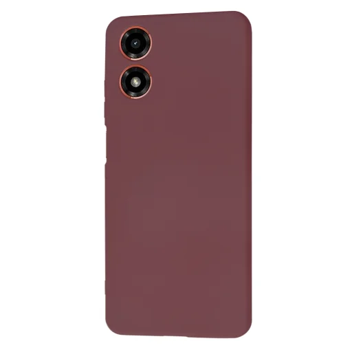  Techsuit - SoftFlex - Motorola Moto G04 / G04s / E14 - Szilvavörös tok - 3