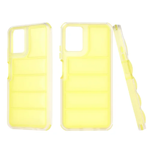  Techsuit - Hullámpajzs - Motorola Moto G34 / Moto G45 - Sárga tok - 4