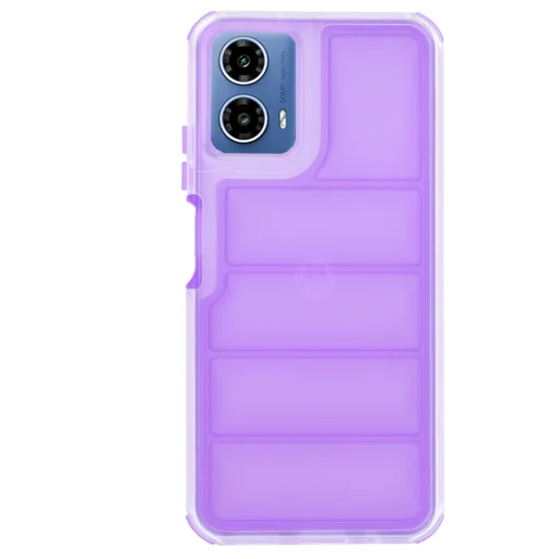  Techsuit - Wave Shield - Motorola Moto G34 / Moto G45 - Ibolya tok - 3